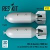 RESKIT RS32-0548 MK.36 bombs (1000 lbs) for all US NAVY & RAF of WW2 & Korean War (2 pcs) (3D Printed) 1/32
